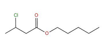 Pentyl 3-chlorobutanoate